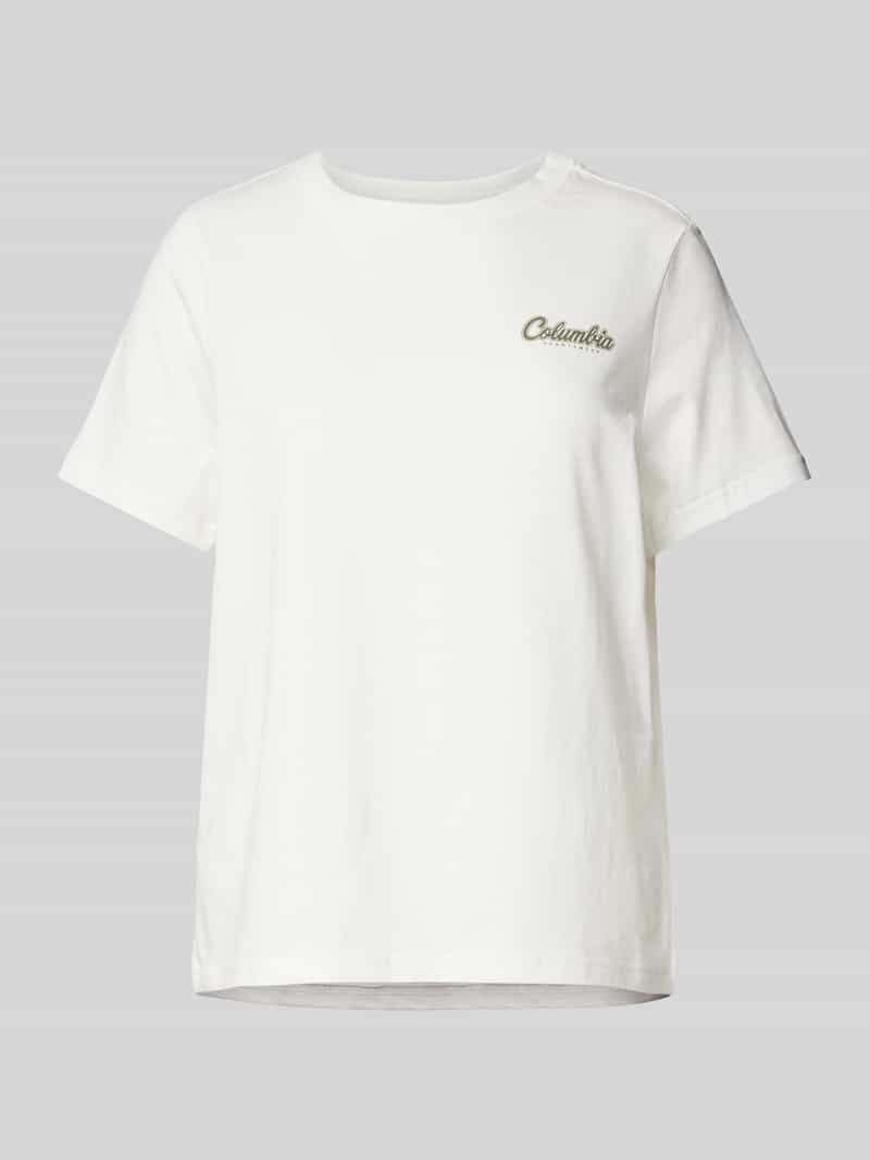 Columbia T-shirt met labelprint model 'ROLLING BEND'