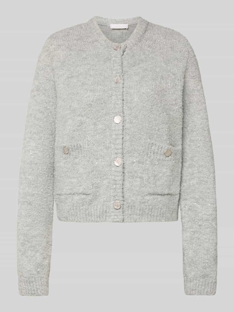 Rich & Royal Loose fit gebreid vest met wol-aandeel