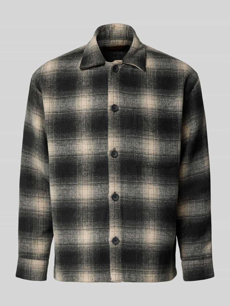 Jack & jones Regular Fit overhemdjack met borstzak model 'SOHO OLLIE'