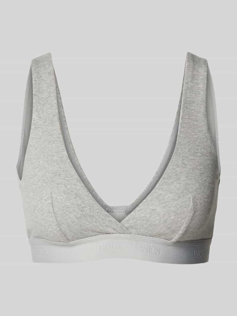 ORGANIC BASICS Bustier met elastische band met label