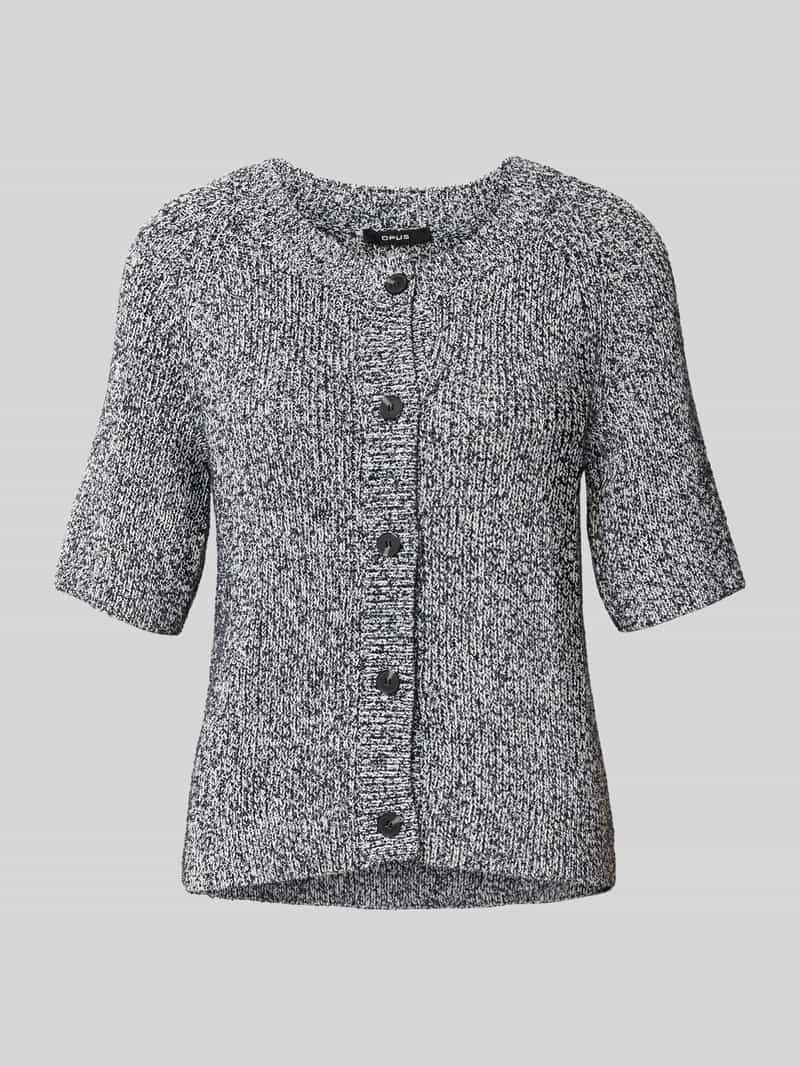 Opus Gebreid jack met 1 2-mouwen model 'Dacki'