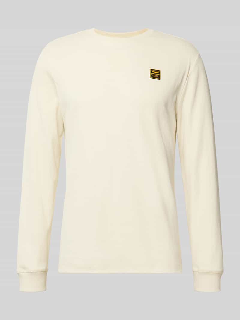 PME Legend Shirt met lange mouwen en labeldetail
