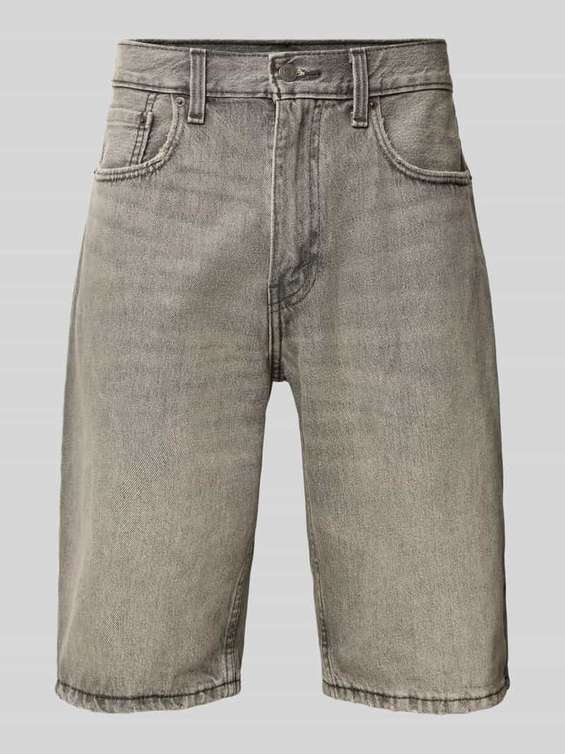 Korte loose fit jeans in 5-pocketmodel