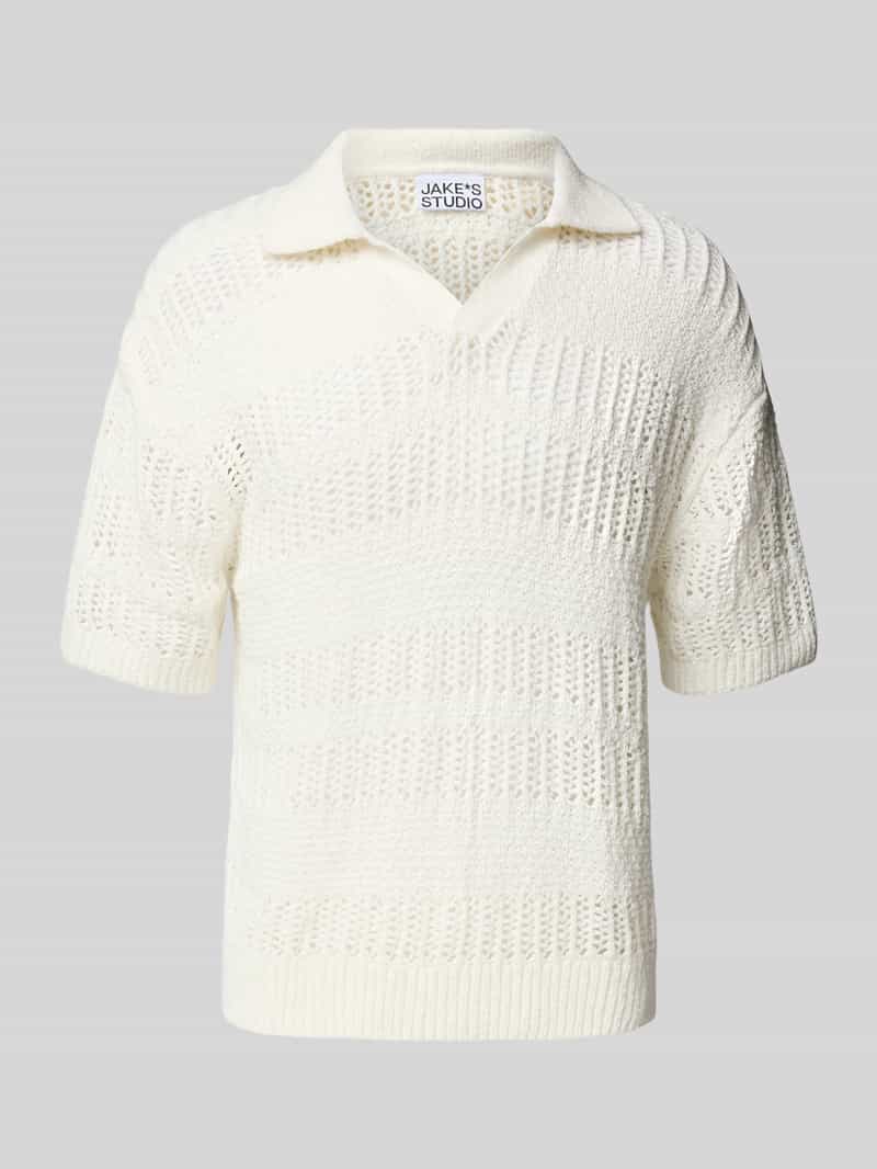 Poloshirt met ribboorden