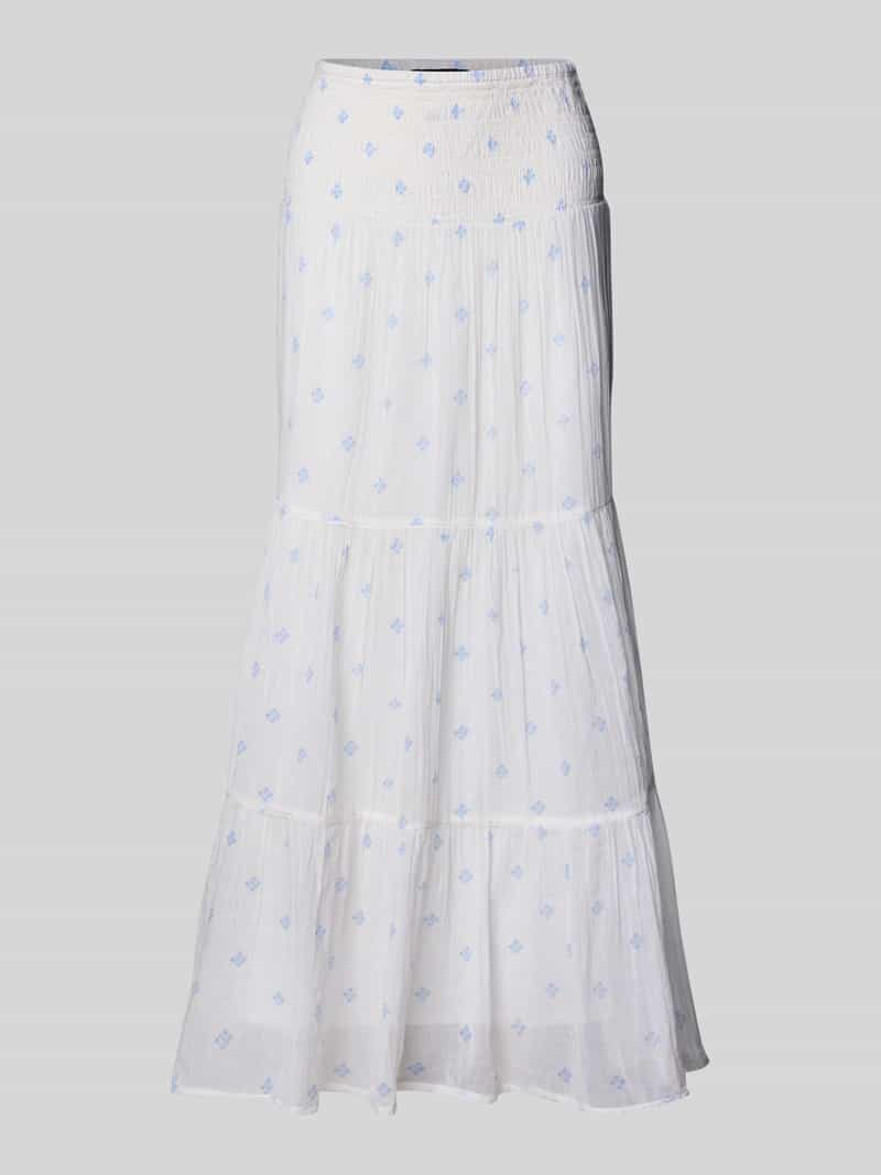 Gina Tricot Maxirok in laagjeslook met elastische band