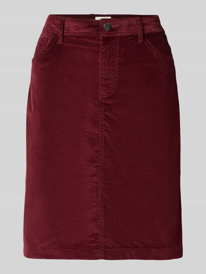 s.Oliver RED LABEL Uitlopende minirok in ribcordlook