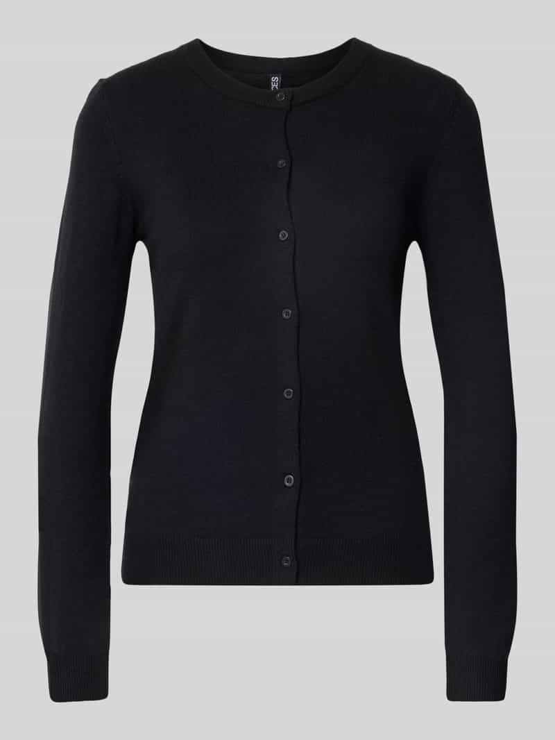 Pieces Slim fit gebreid jack van viscosemix model 'NORA'