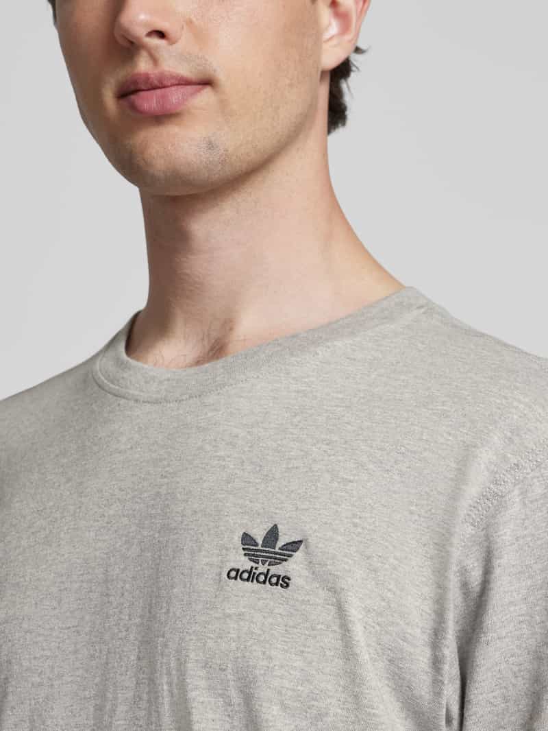 adidas Originals T-shirt met labelstitching en ronde hals