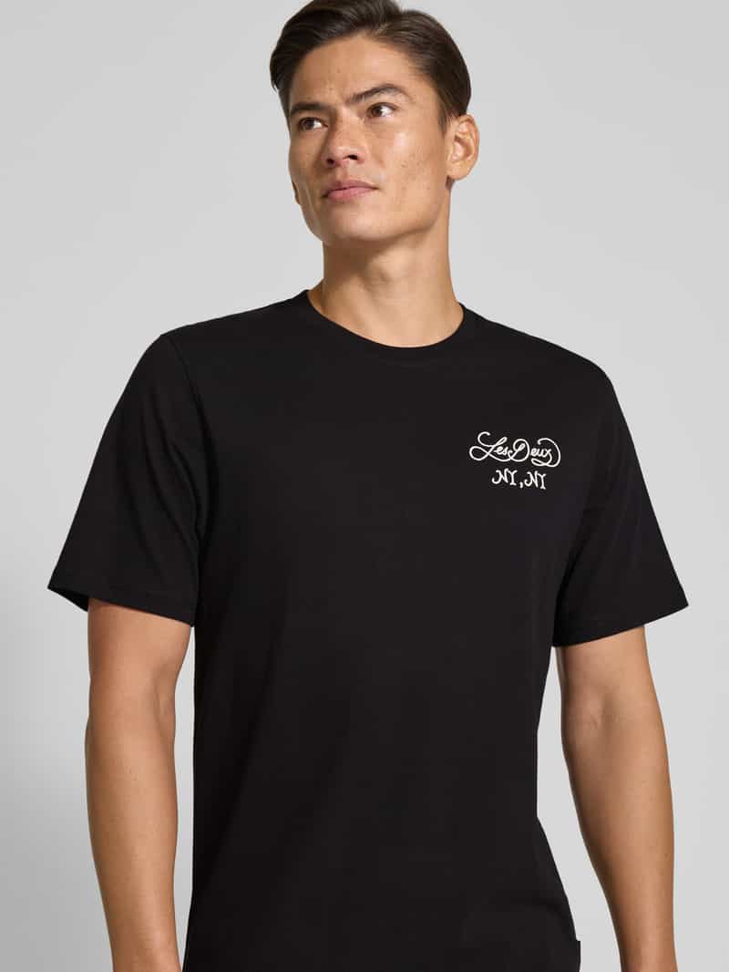 Les Deux T-shirt met ronde hals model 'Orchard'