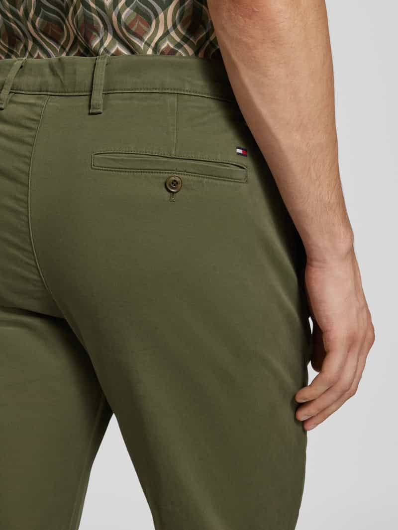 Tommy Hilfiger Regular fit chino met knoopsluiting