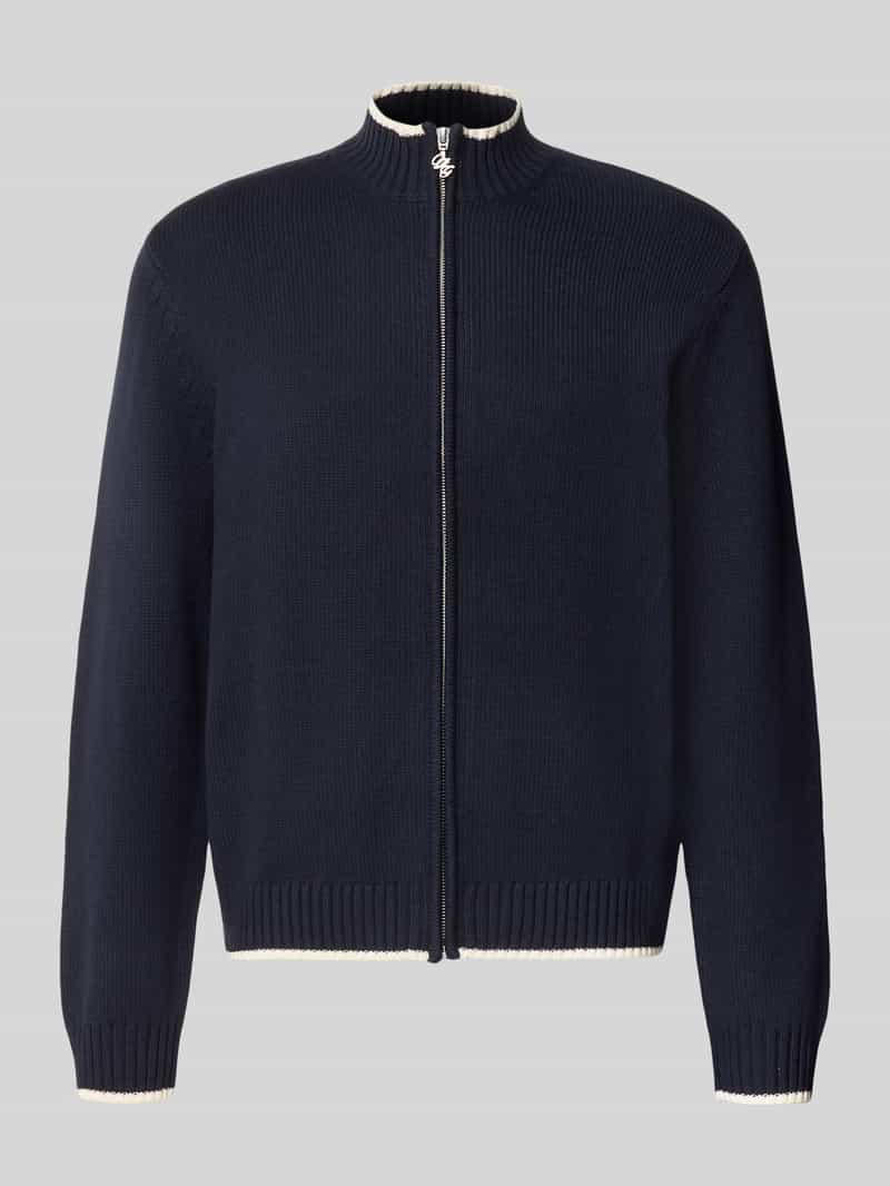 Jack & jones Gebreid jack met ritssluiting model 'FREDERIKSBERG'
