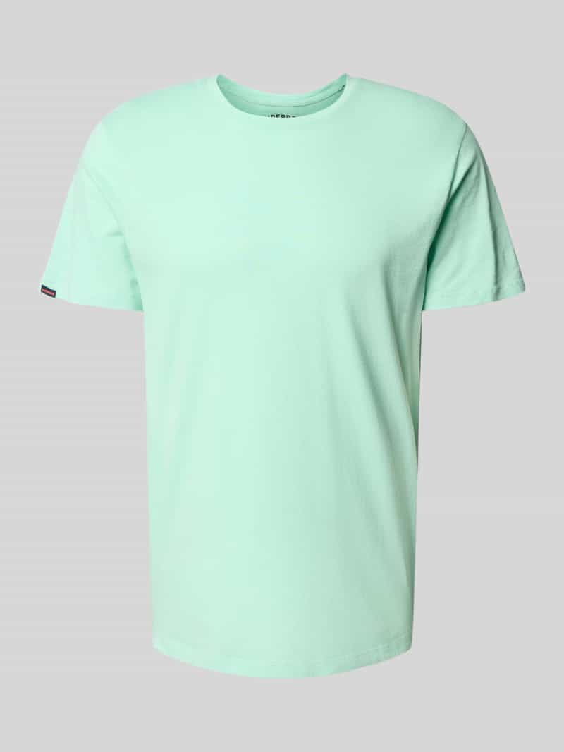 Superdry T-shirt met labeldetail
