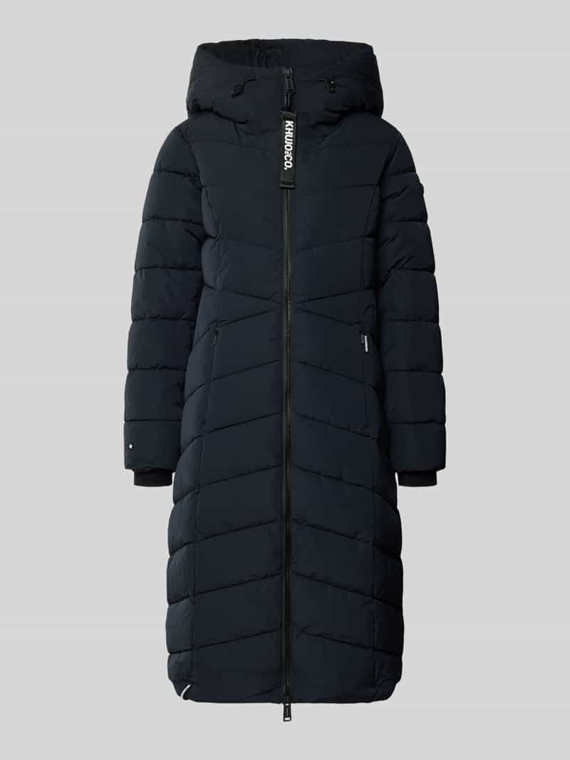 khujo Gewatteerde lange jas met tweewegsritssluiting model 'FLESCH'