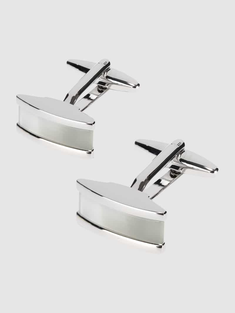 Lindenmann Manchetknopen met siersteentje