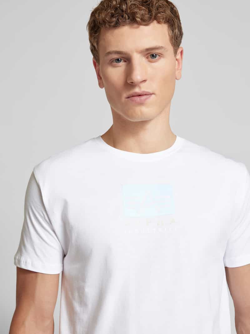 alpha industries T-shirt met labelprint
