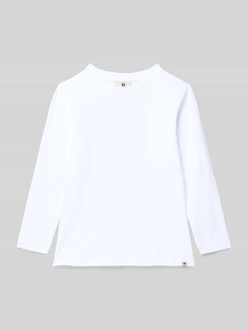 Garcia Shirt met lange mouwen en labeldetail