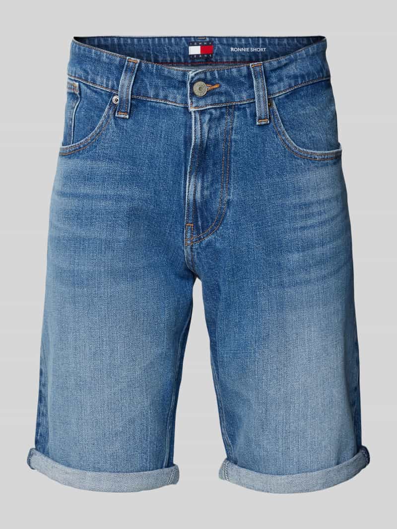 Tommy Jeans Regular fit korte jeans van katoenmix model 'RONNIE'