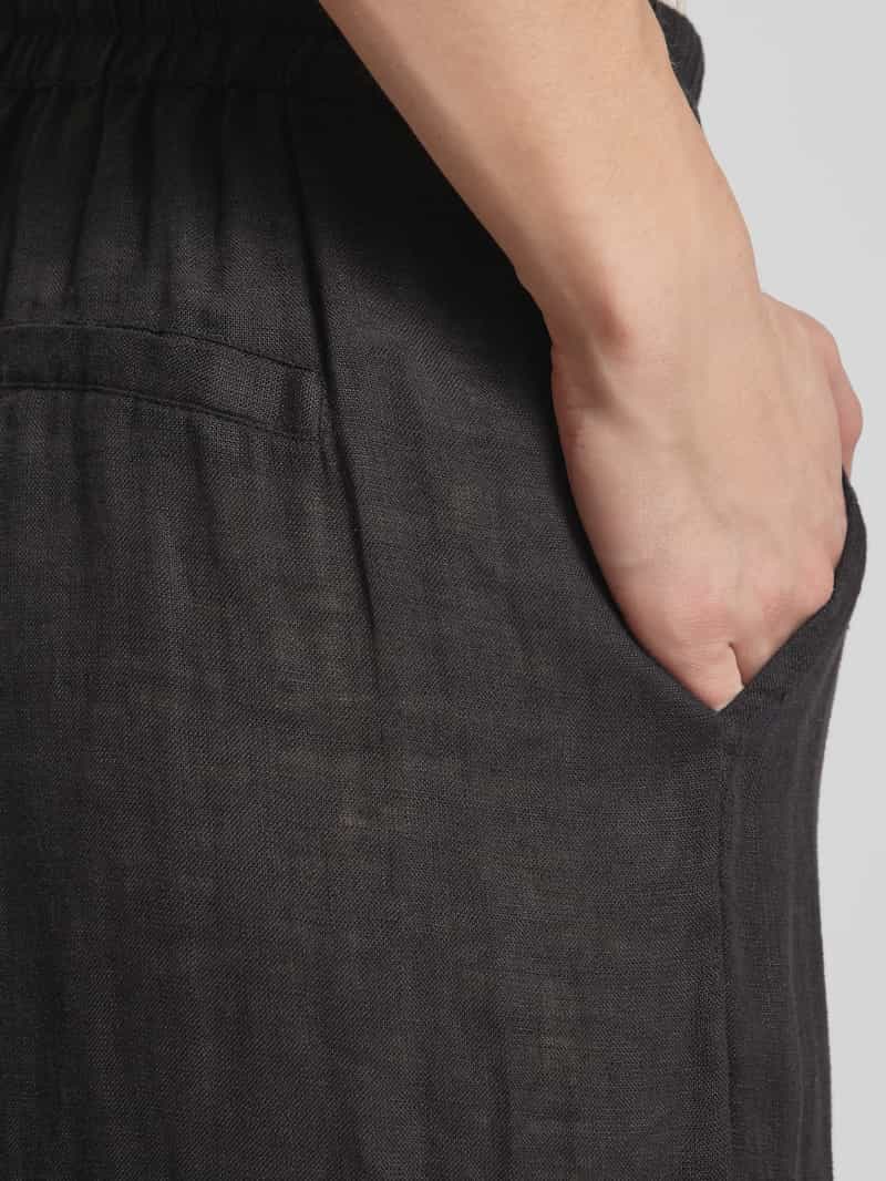 MbyM Linnen broek met elastische band model 'Berin'