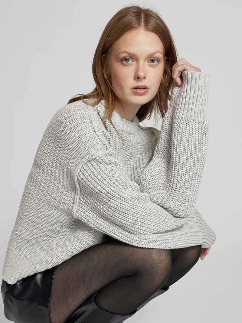 JAKE*S STUDIO WOMAN Oversized gebreide pullover met structuurmotief