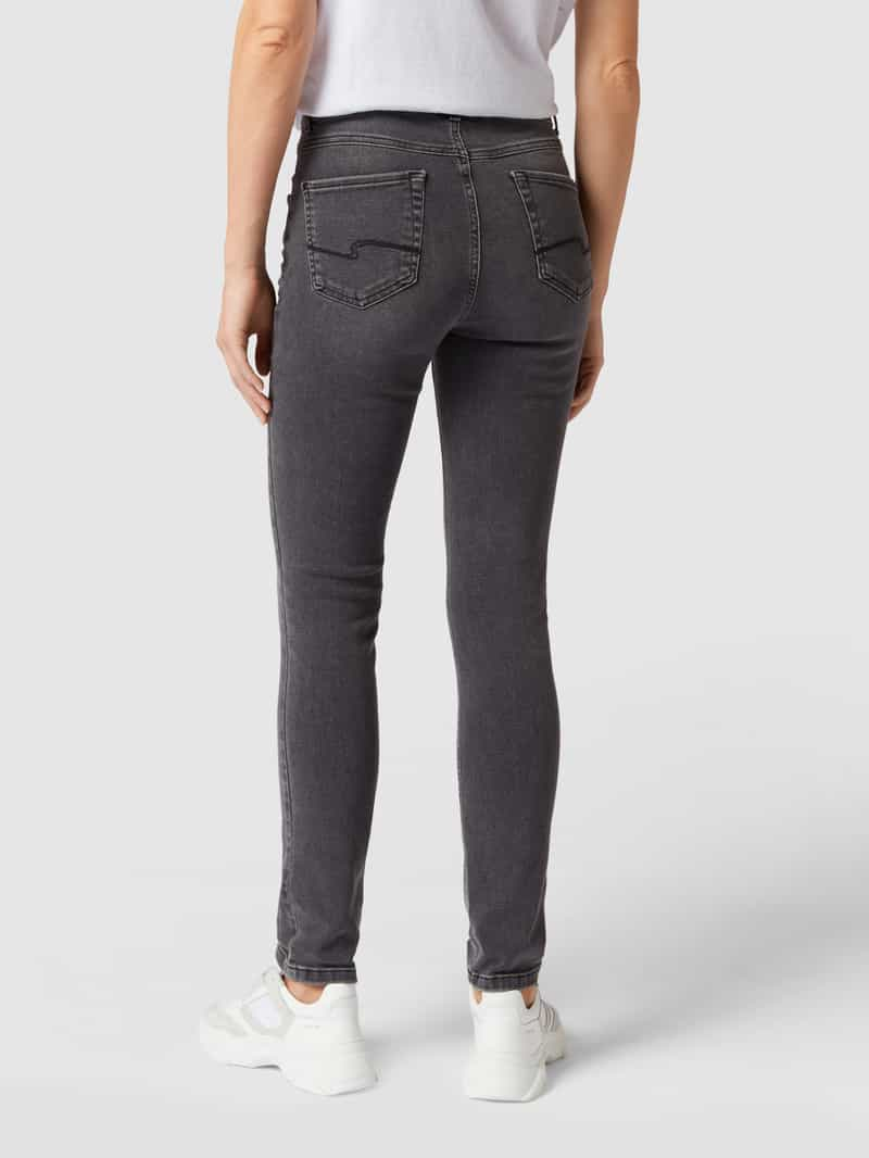 Skinny fit jeans met labelpatch Angels