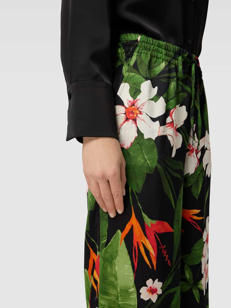 Lauren Ralph Lauren Stoffen broek met all-over bloemenmotief