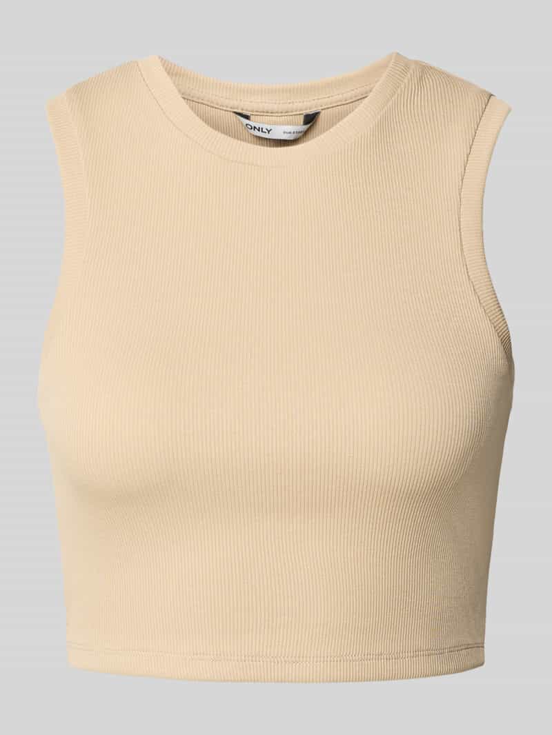 Only Slim fit korte tops van katoenmix model 'VILMA'