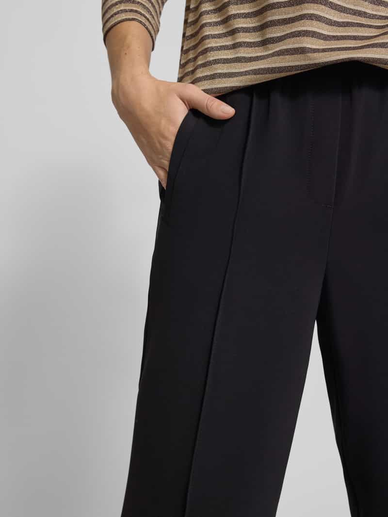 s.Oliver RED LABEL Wijde broek met vaste persplooi