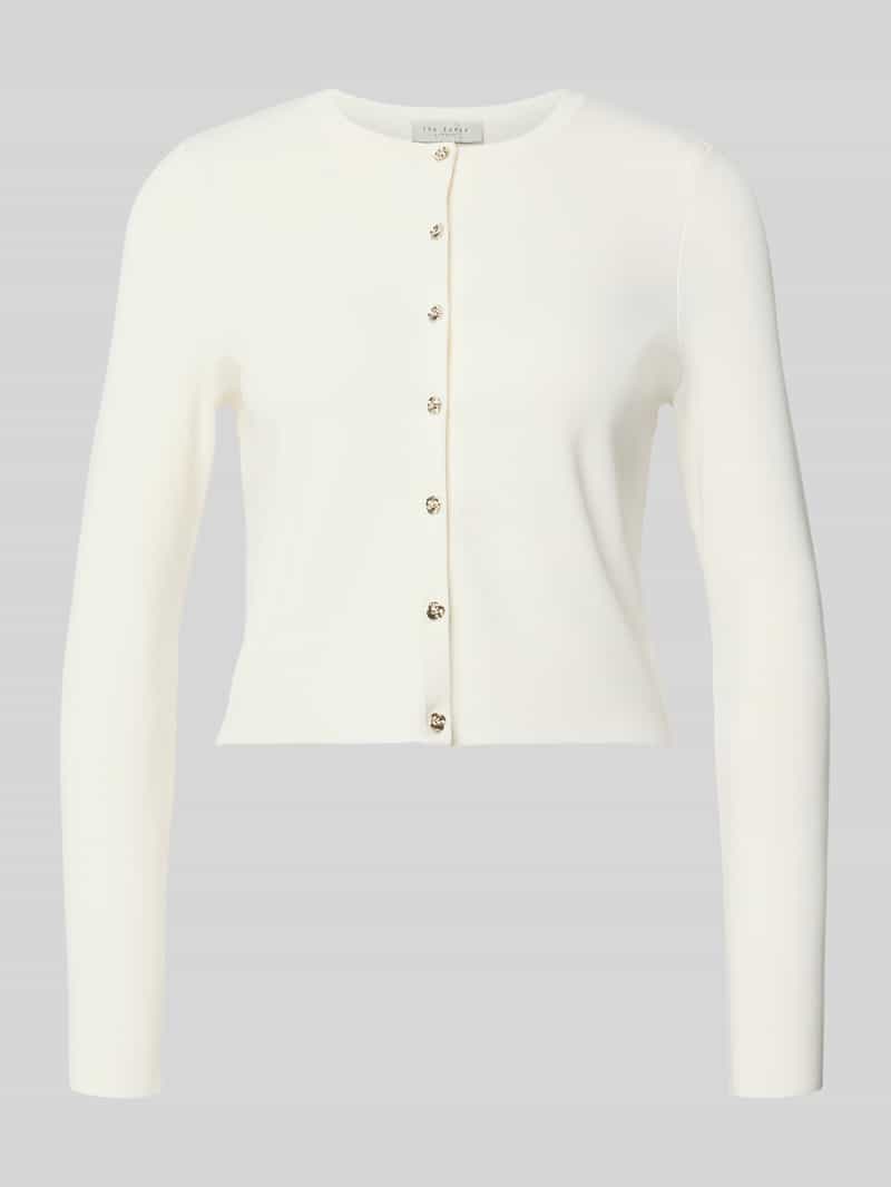 Slim fit vest van viscosemix model 'Velda'