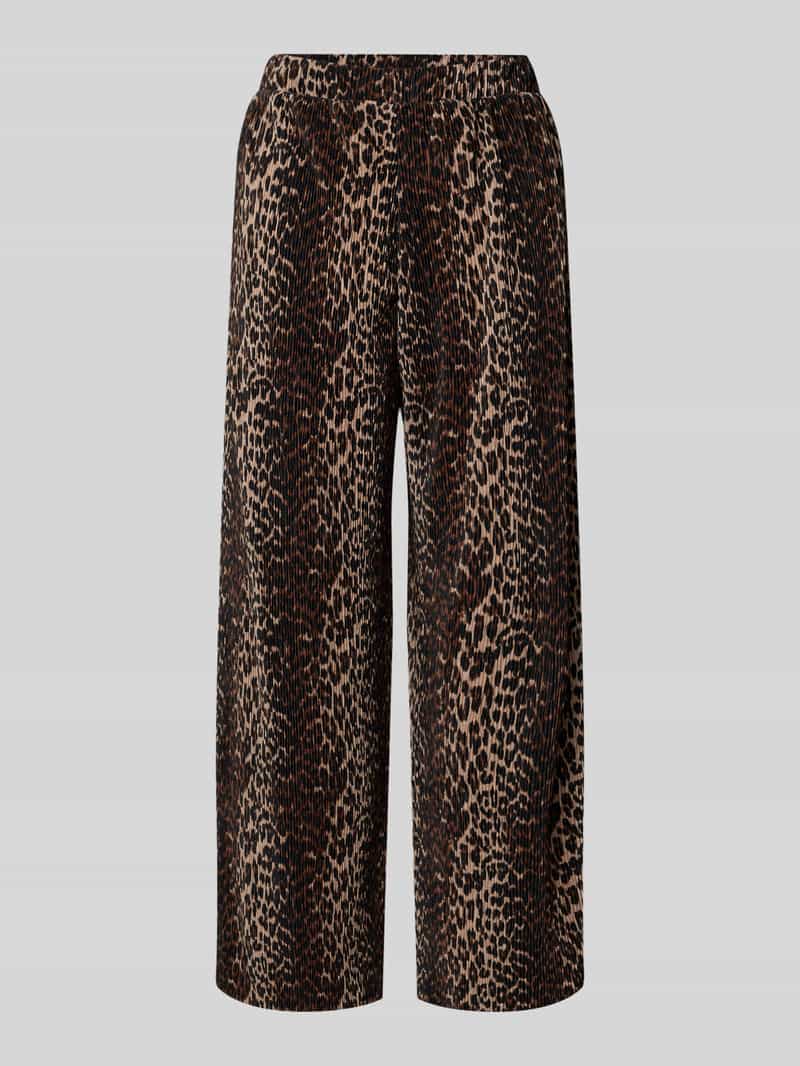 Pieces Regular fit culotte in kreuklook model 'FLORA'