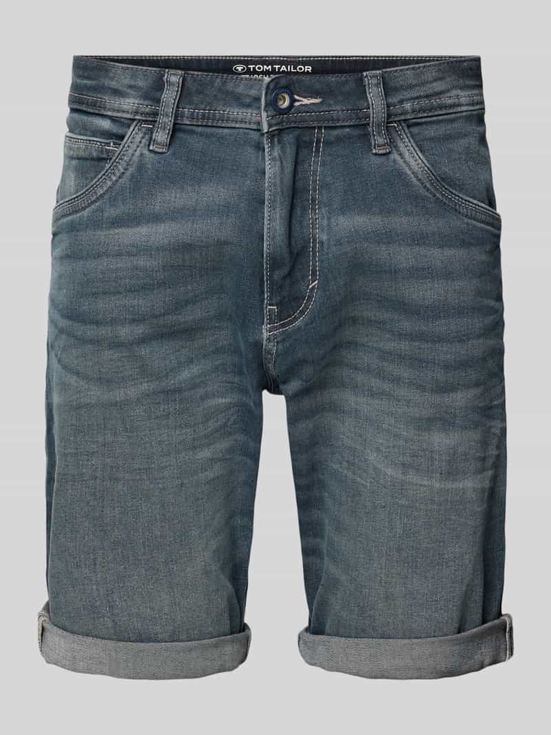 Tom Tailor Regular fit bermuda van katoenmix model 'JOSH'