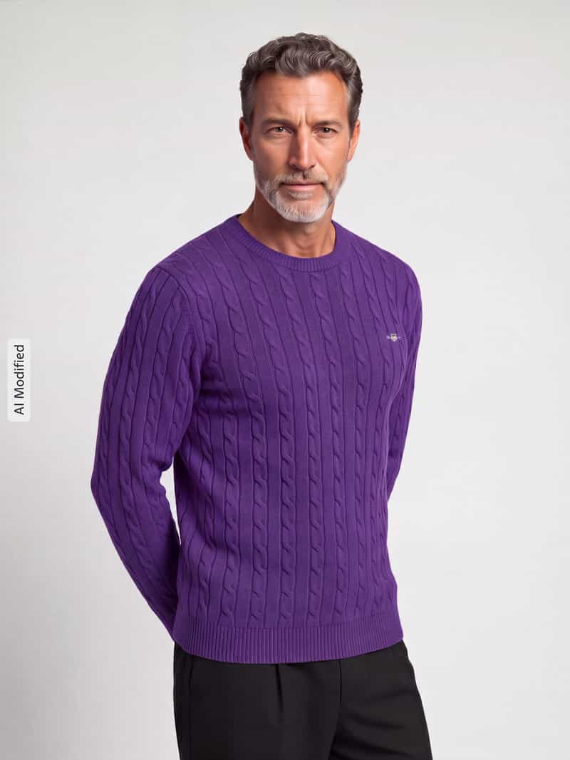 Gant Pullover met geborduurd logo