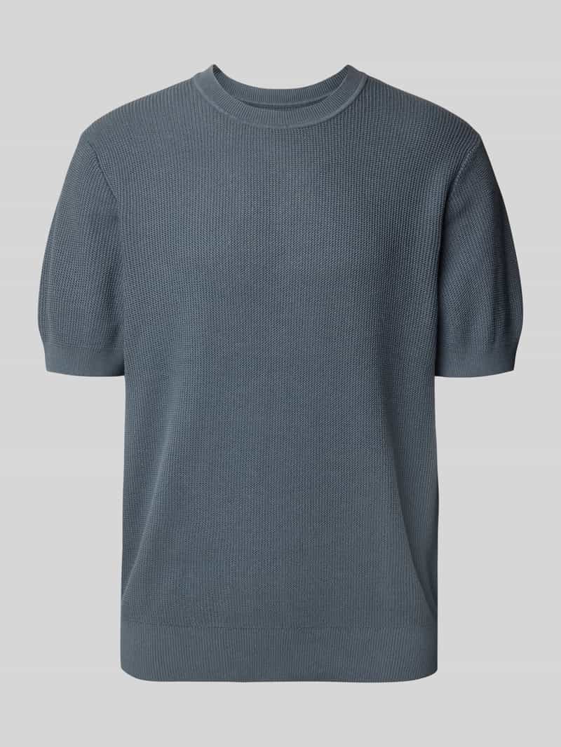 JAKE*S STUDIO MEN T-shirt met ribboorden model 'CASPER'