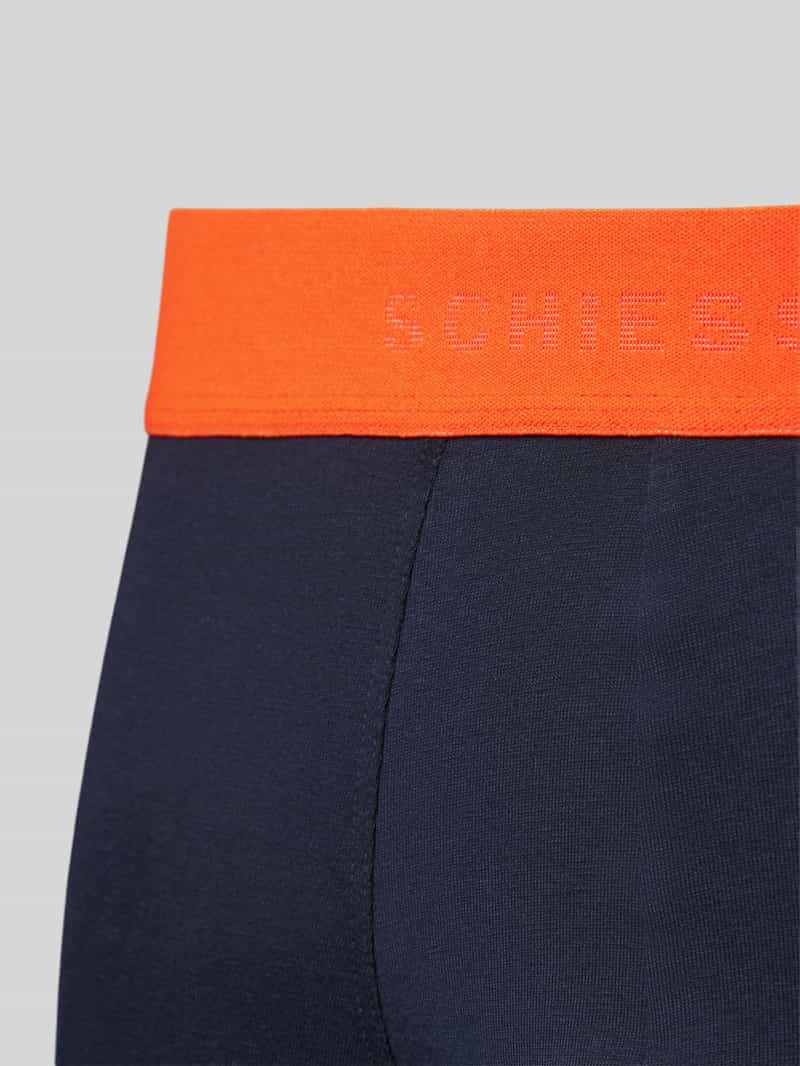 Schiesser Boxershort met elastische logo in band in een set van 2 stuks