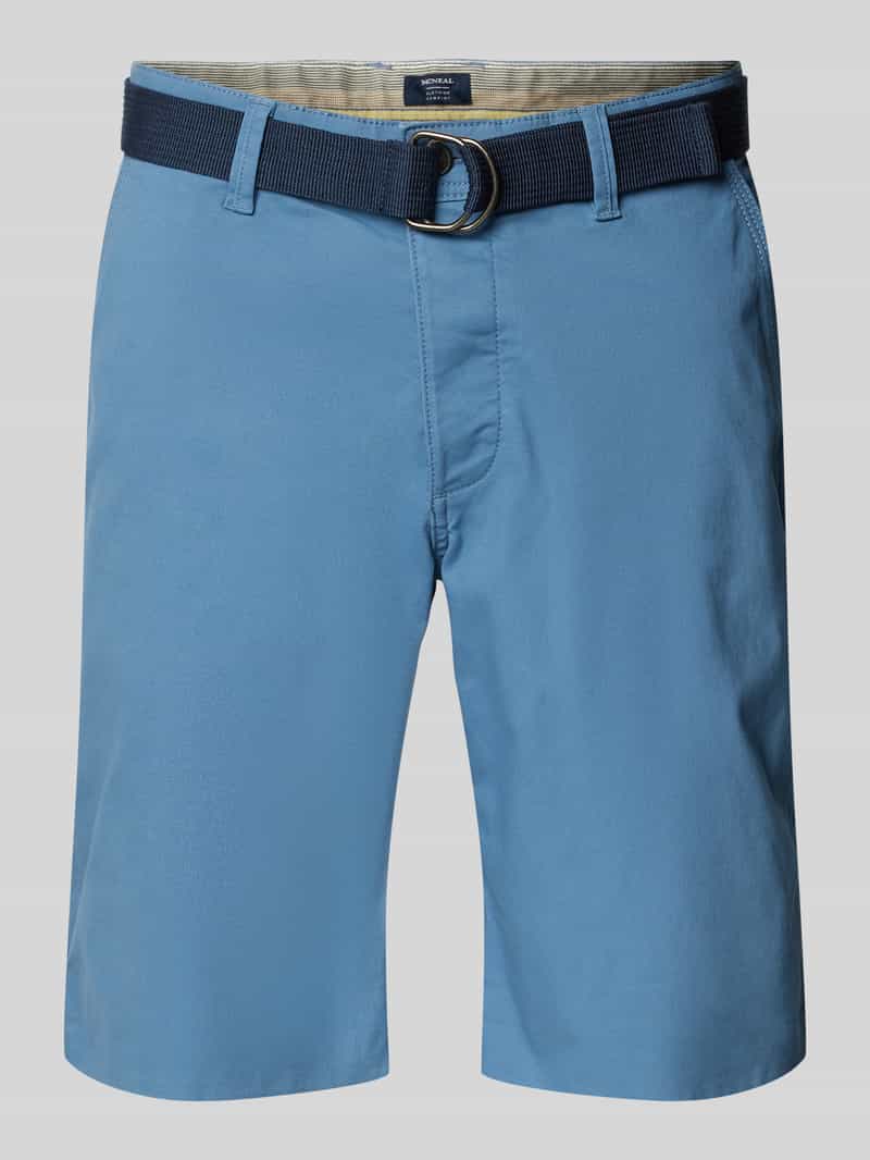 MCNEAL Slim fit shorts met riem