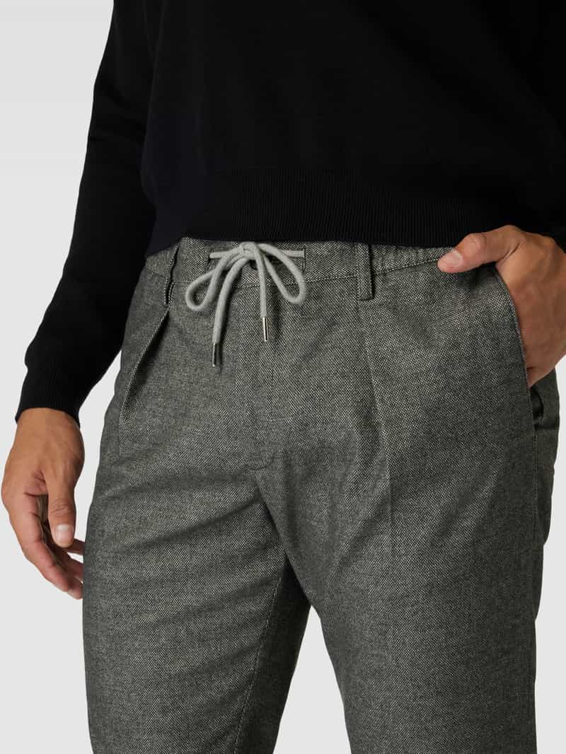 Profuomo Chino met bandplooien