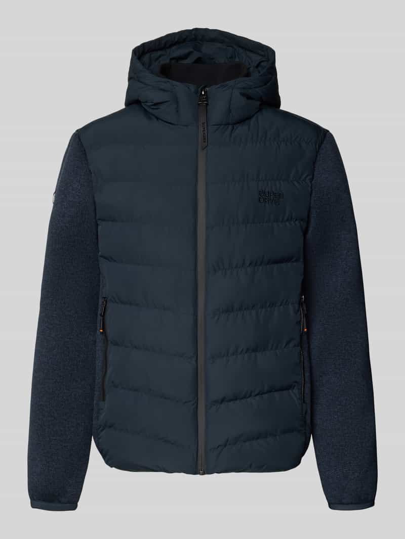 Superdry Gewatteerd jack met capuchon en ritszakken
