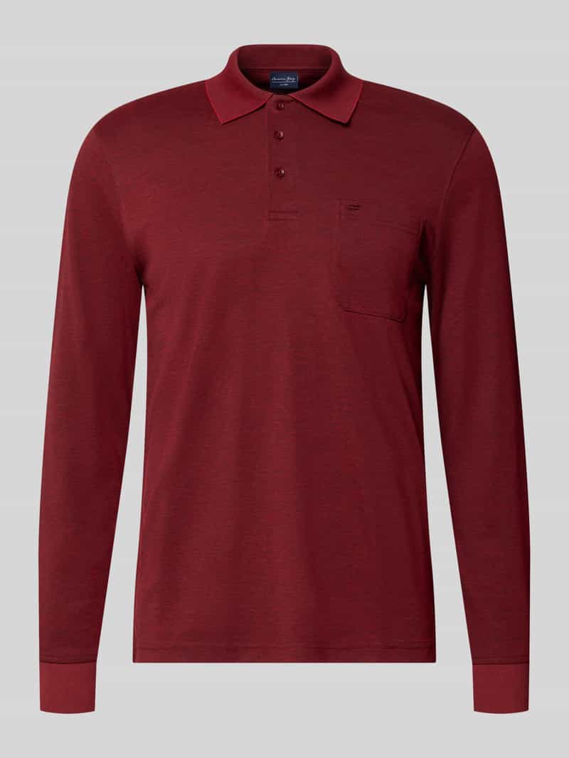 Christian Berg Men Regular fit poloshirt met katoen-aandeel