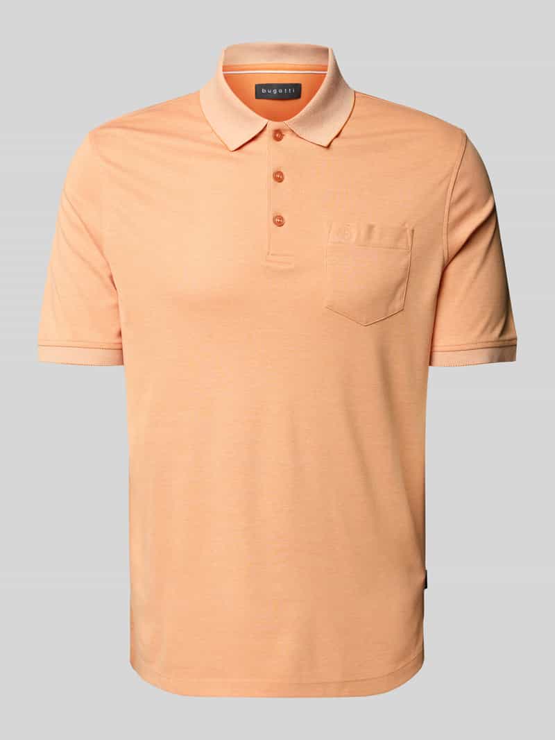 Bugatti Poloshirt met borstzak