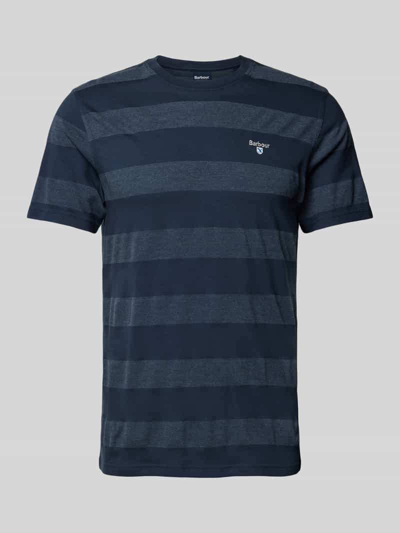 Barbour T-shirt met labelstitching model 'STENTON'