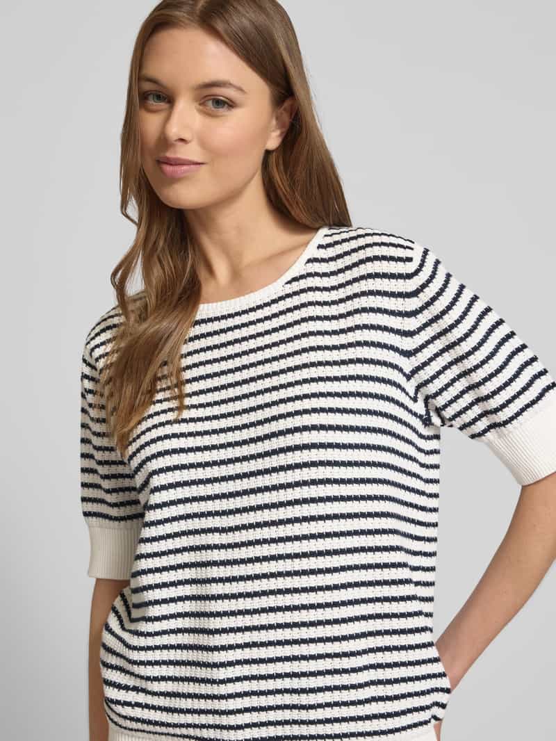 FREE QUENT Gebreid shirt met ronde hals model 'Dodo'