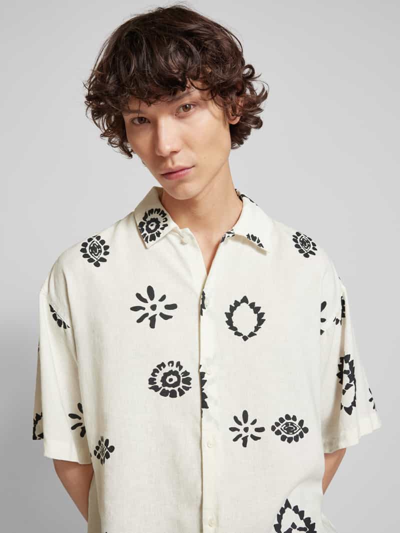 jack & jones Regular fit vrijetijdsoverhemd met 1 2-mouwen model 'NOTO'