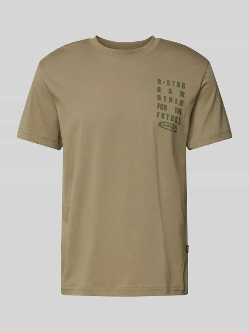 G-Star Raw T-shirt met labelprint