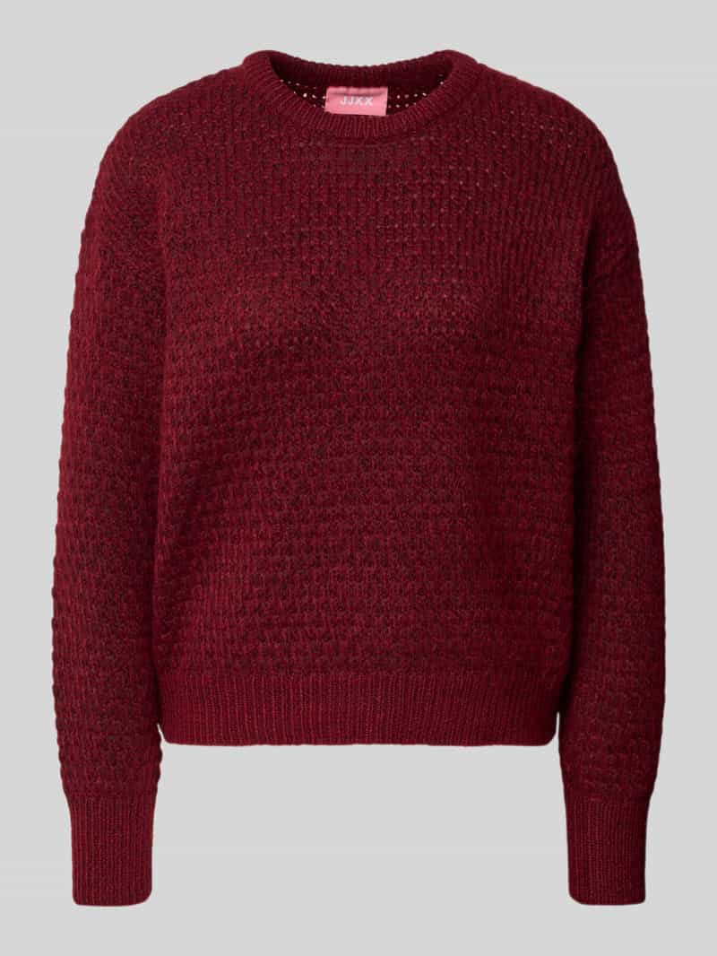 JJXX Gebreide pullover met ribboorden model 'MILLY'