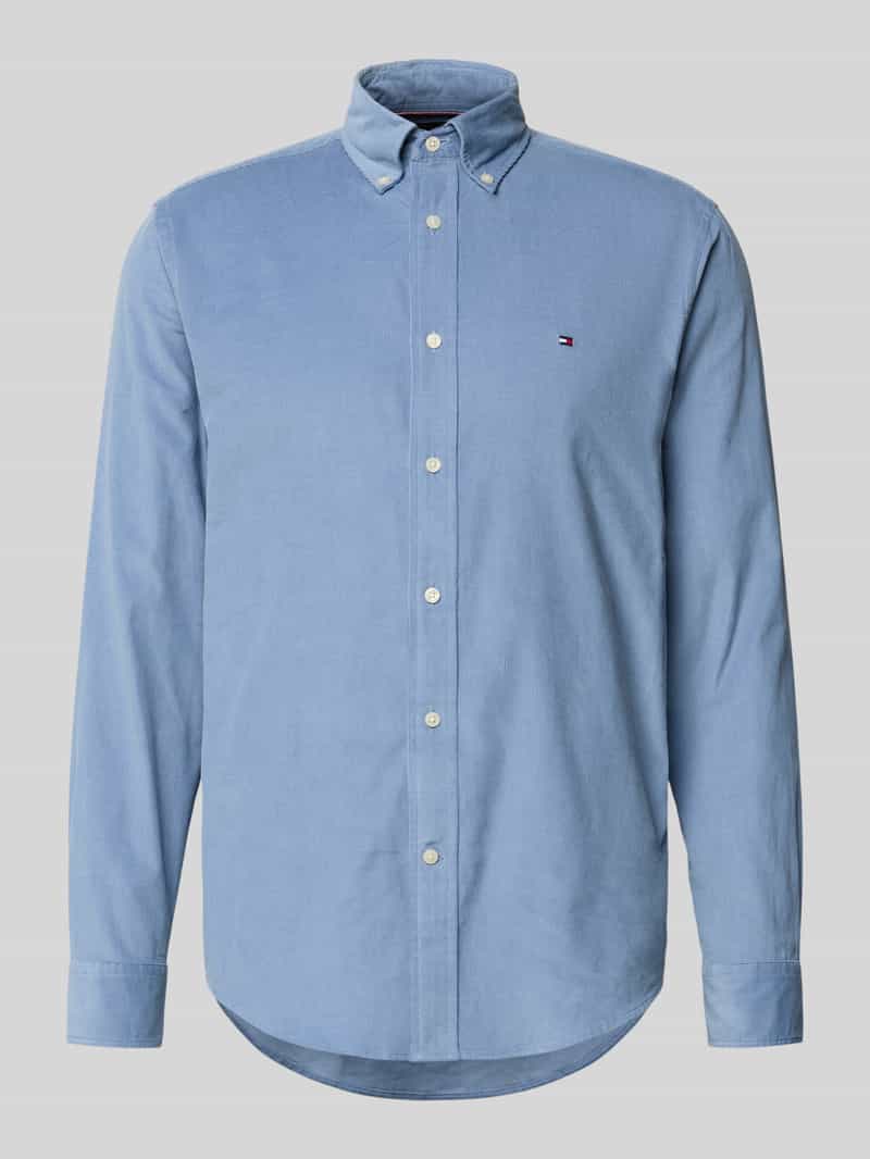 Tommy Hilfiger Regular fit corduroy overhemd van puur katoen