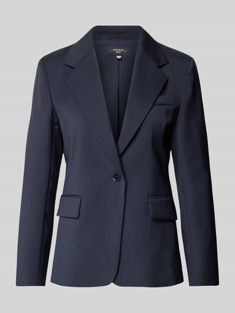 Weekend Max Mara Blazer met paspelzak op de borst, model 'LAMINE'