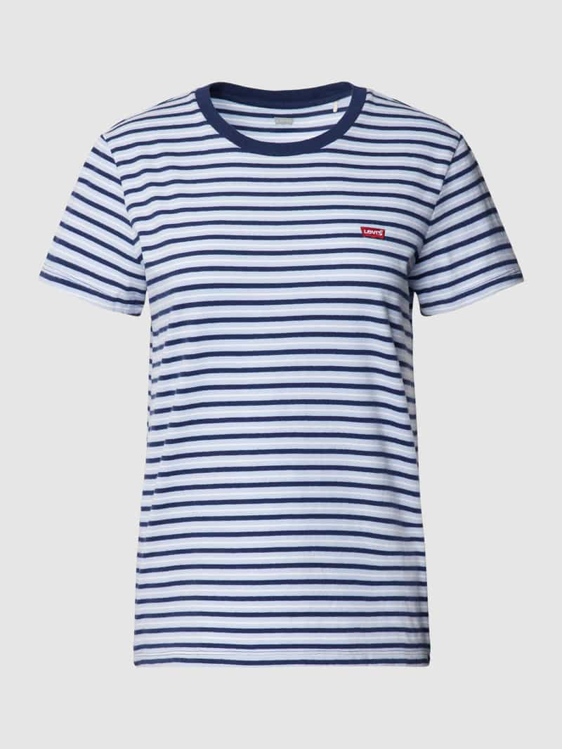 Levi's T-shirt met streepmotief