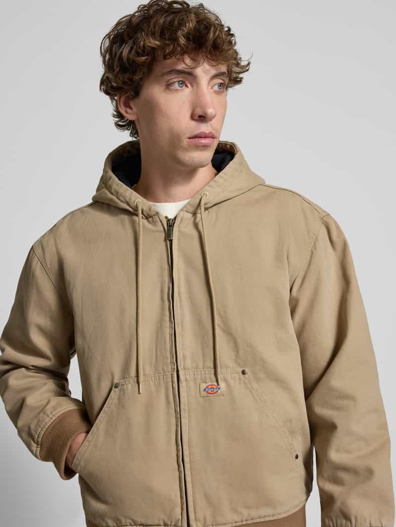 Dickies Jack met capuchon en labeldetail model 'HILHAM HOODED'