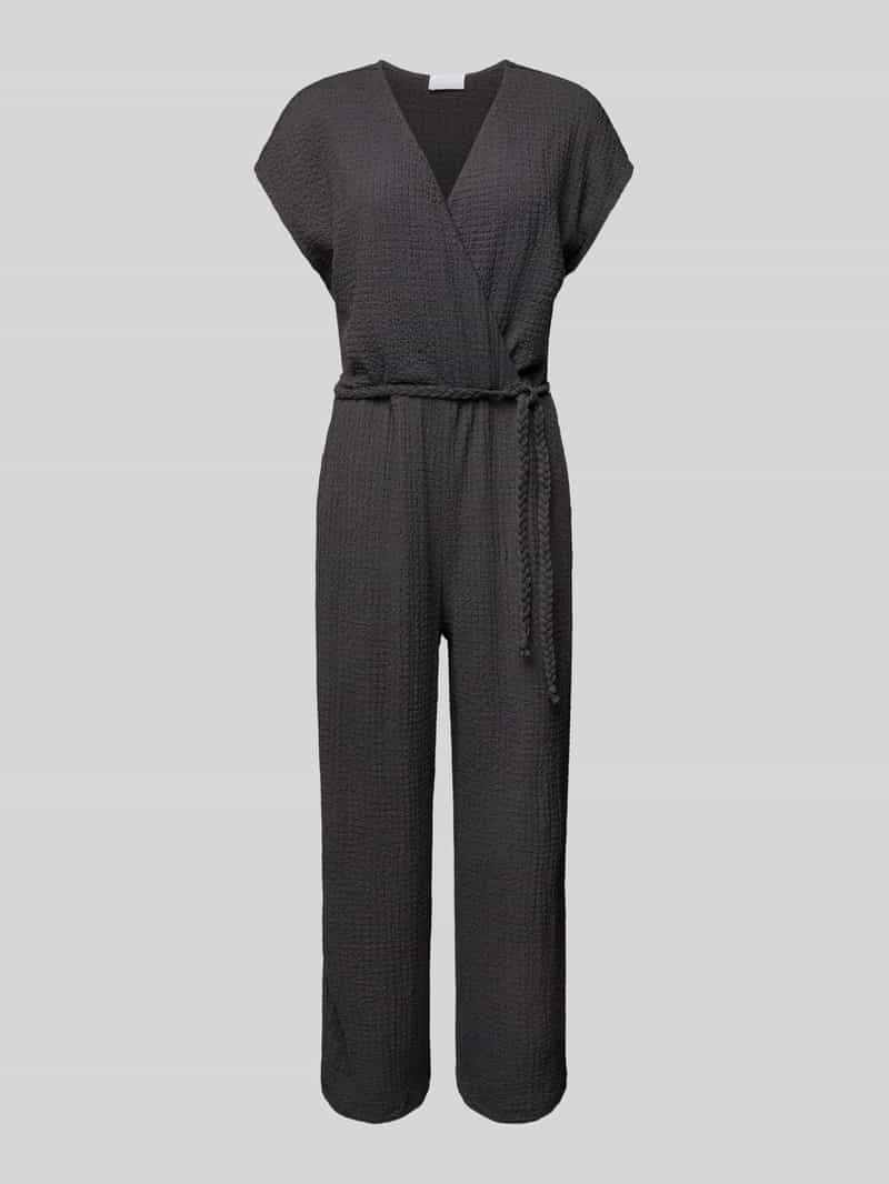 Jake*s Collection Jumpsuit met structuurmotief