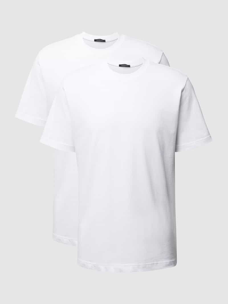 Schiesser T-shirt Essentials met een ronde hals (Set van 2)