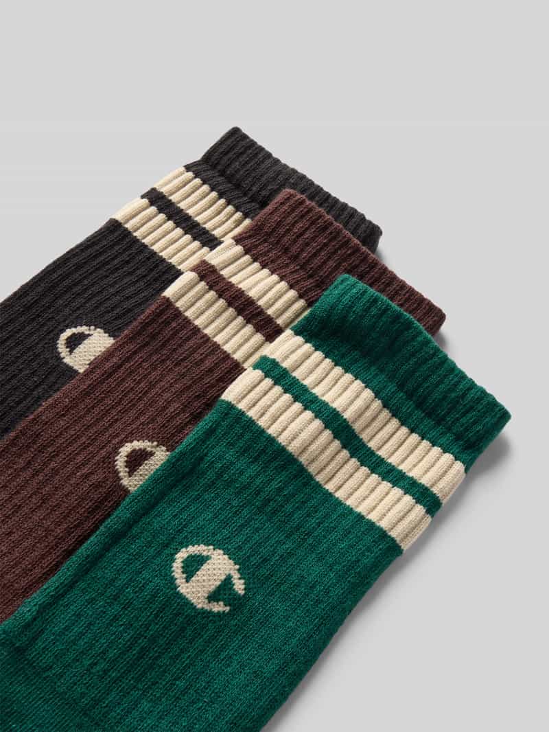 Champion Sokken met labelprint in een set van 3 paar